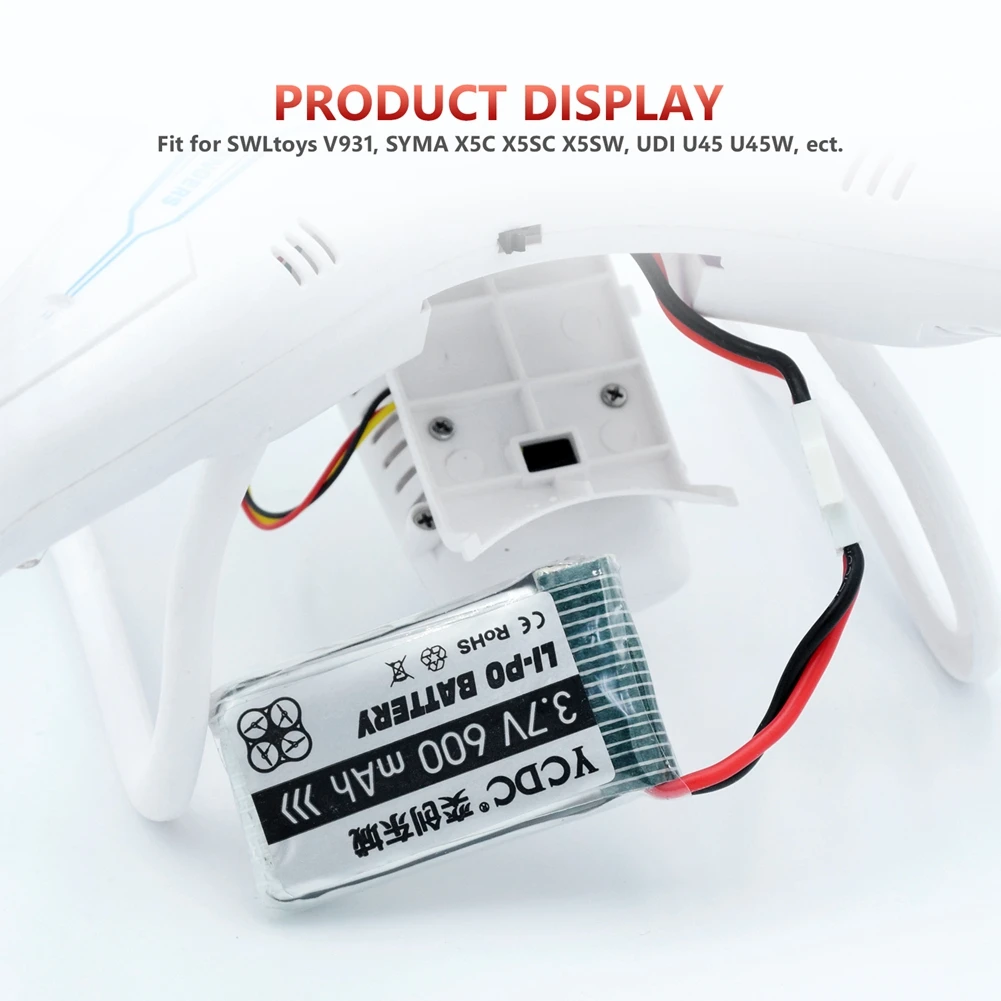 Новый 4 шт./лот 3 7 V 380 1200mAh 25C Lipo аккумулятор H107 H107C Syma Cx 30 + X4 зарядное устройство для