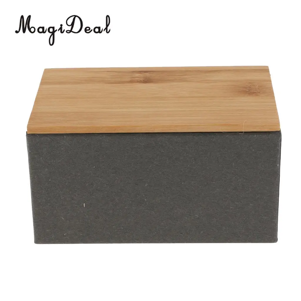 Bamboo Lid Tea Storage Box Tea Packing Box Handmade Natural Tea Coffee Caddy Jar Storage Holder Canister
