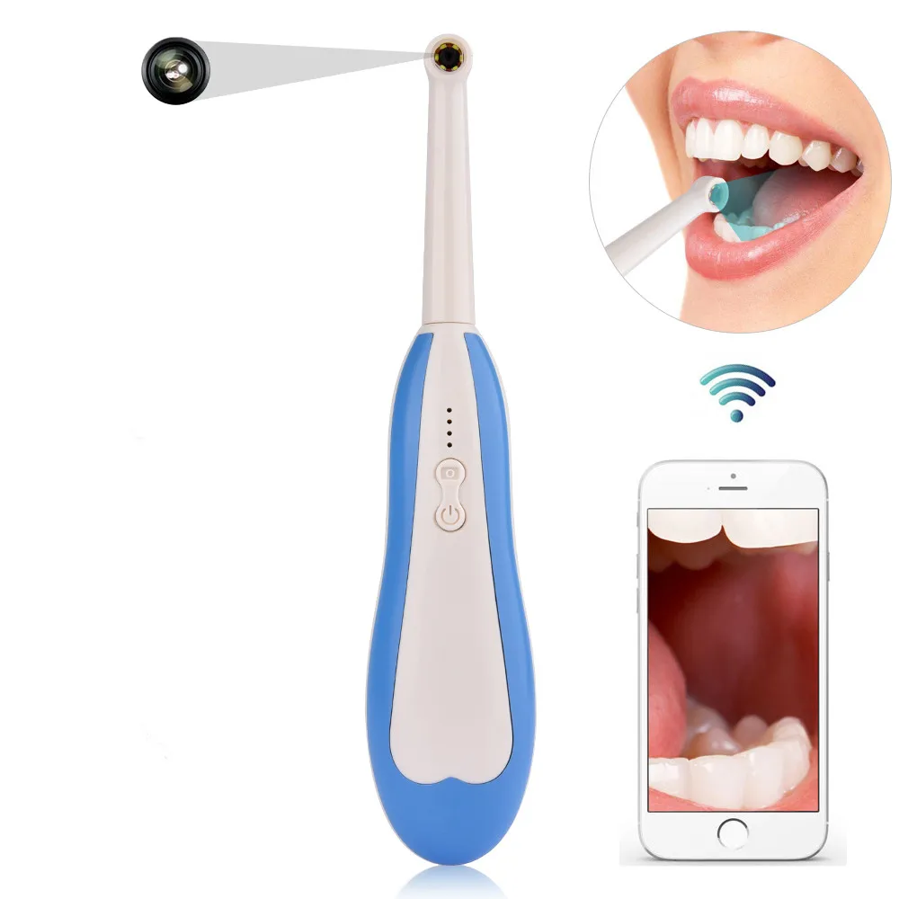 

Super Clear Intraoral Camera WiFi Wireless Dental Cameral HD Endoscope LED Light Monitoring Inspection Dentist Oral Video