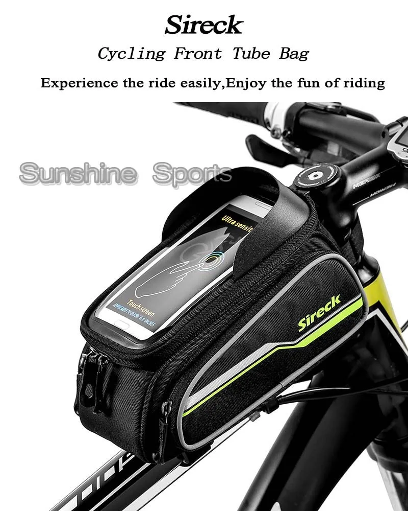 Sale Sireck Road Bicycle Bag Mountain Bike 6 Inch Front Frame Phone Case Touchscreen Bag Saddle Cycling Top Tube Bag Bike Accessories 24 Sale Sireck Road Bicycle Bag Mountain Bike 6 Inch Front Frame Phone Case Touchscreen Bag Saddle Cycling Top Tube Bag Bike Accessories 24