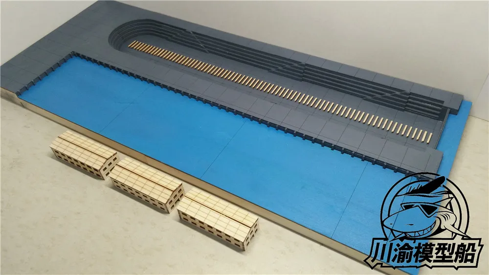 1/700 масштаб судостроительная док станция дока Диона платформа в форме дуги DIY