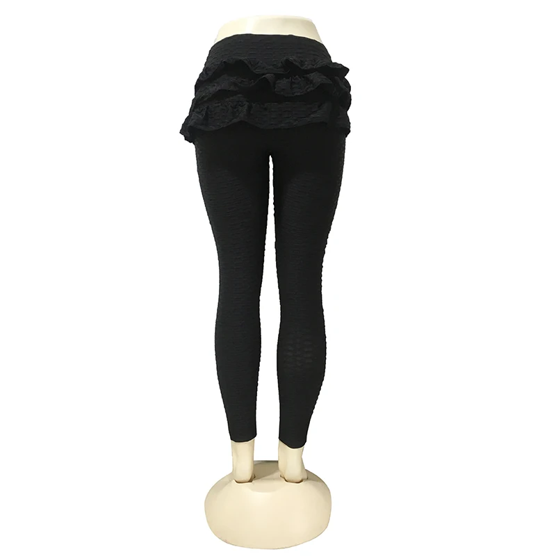 Женские брюки с высокой талией, женские леггинсы для фитнеса, женские модные Черные джеггинсы из спандекса, сексуальные женские леггинсы - Цвет: 7277 Black