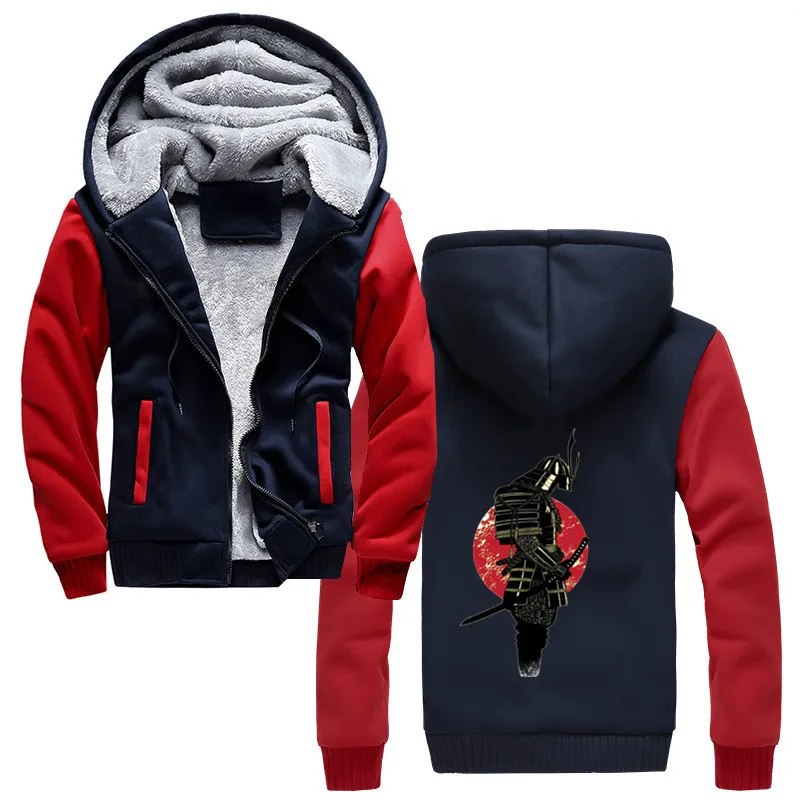 

New Cotton Keep Warms Hip Hop Fashion Hoodies Samurai Martialer Arts Kendo Japan Karate Sweatshirt Harajuku Streetwear