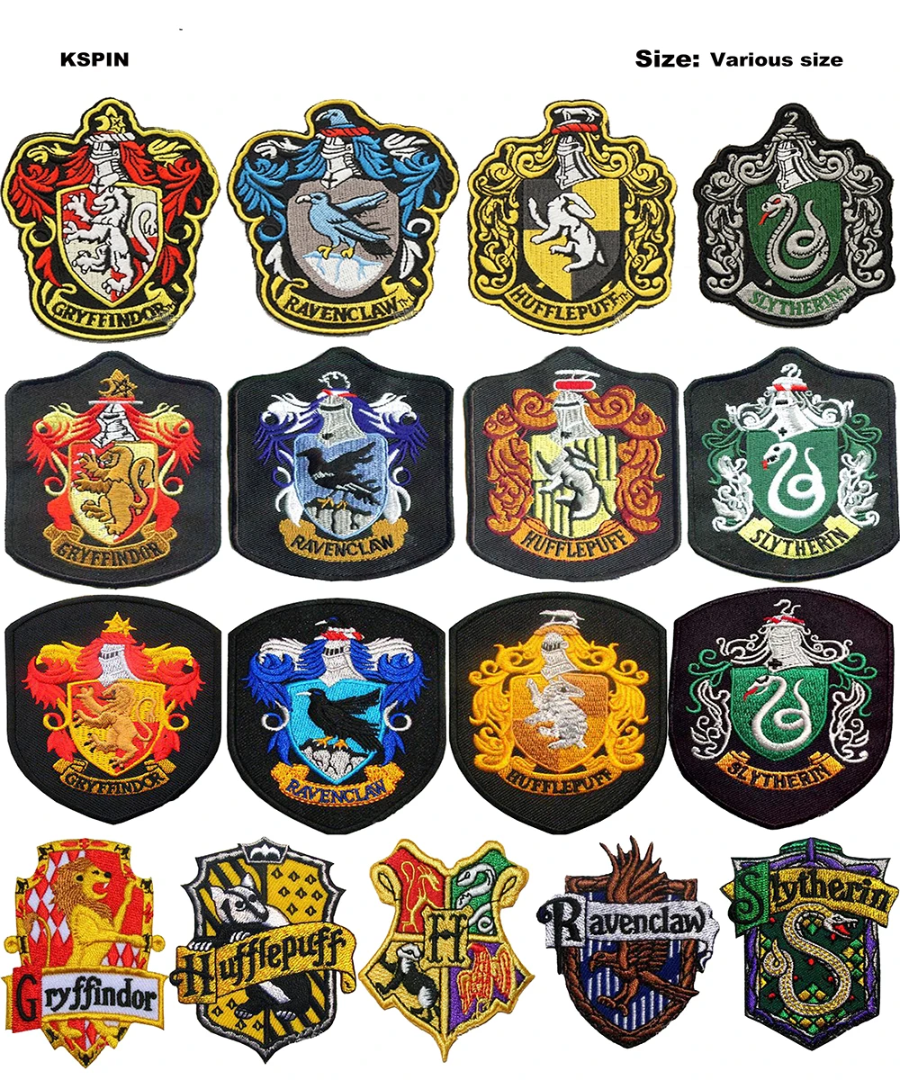 Embroidery Harry Potter patches Iron on Saw on Patches 1pc a lot-in ...