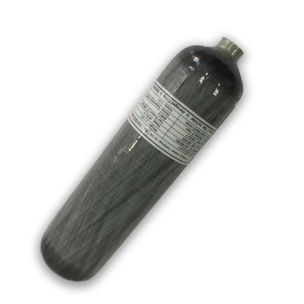 AC168 Мини HP 4500PSI Пейнтбол Air PCP бак композитный M18 * 1 5 резьба CE углеродное волокно
