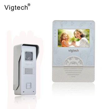 

Vigtech Home Wired Cheap 4.3' inch LCD Color Video Door Phone DoorBell Intercom System IR Night vision Camera FREE SHIPPING