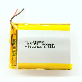 

New hot 804050 large capacity polymer lithium battery 3.7V medical equipment universal charging core 1800mAh packet Li-ion Cell