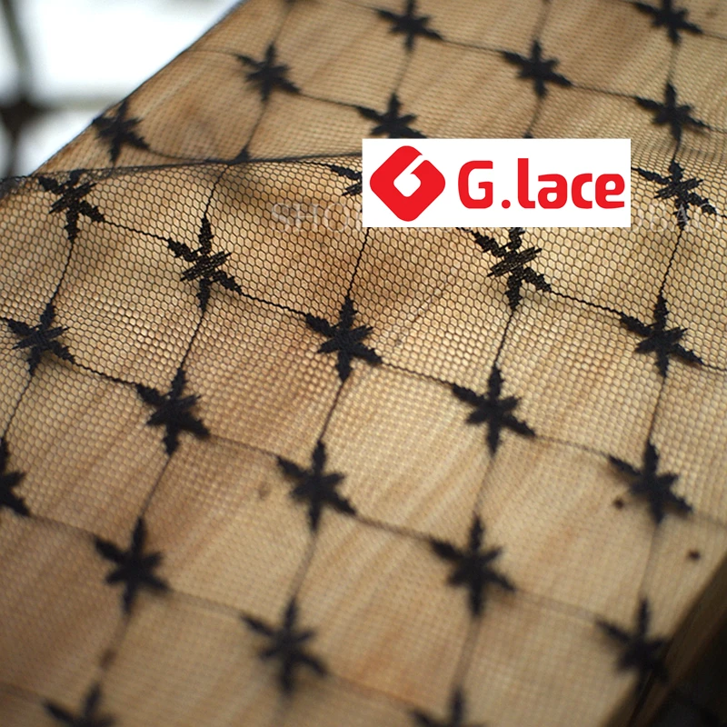 GLace 5Y/лот черный белый бутон шелковая Марля неэластичная Ткань DIY Одежда