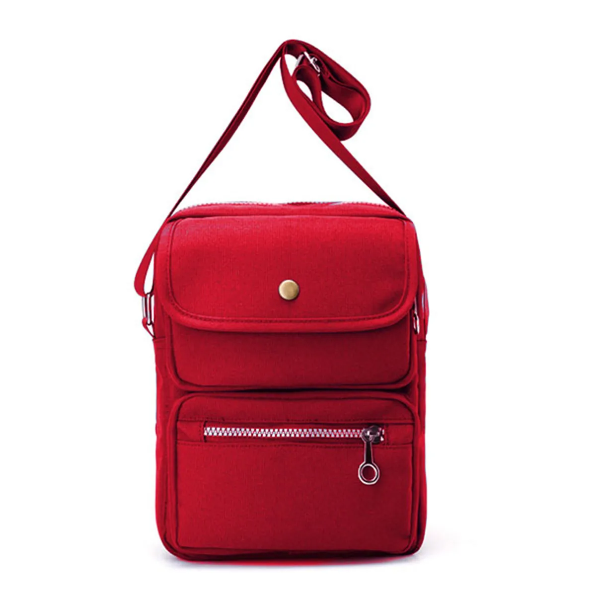 Нейлоновая маленькая сумка через плечо, женские сумки-мессенджеры, повседневный стиль, женская сумка с клапаном, Женская сумочка, Bolsa, кошелек, для девушек, с карманами для мобильного телефона - Цвет: Red