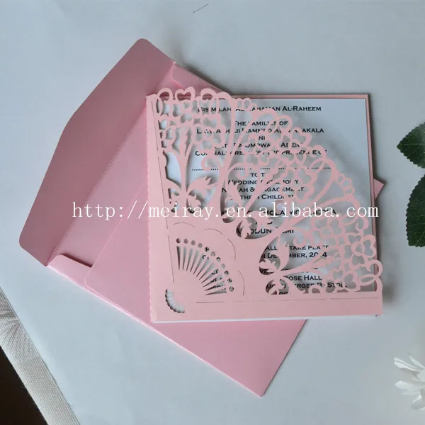 Por Invitation Card Fan Lots Wedding Fan Invitation In Ivory And Black