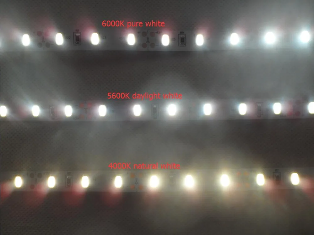 DIY LED U HOME High CRI 90 светодиодный Светодиодная лента SMD5630 супер яркий чистый белый