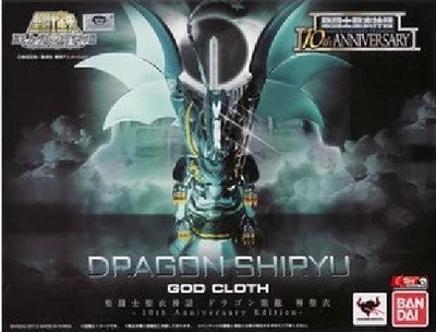 japan version Bandai Saint Seiya Myth Cloth Dragon Shiryu God Cloth 10th Anniversary Edition Action Figure