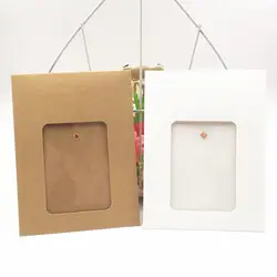 50 шт. белый/коричневый цвета Малый бумажные конверты с красный круг открытка свадебный подарок приглашение конверт офисные канцелярские