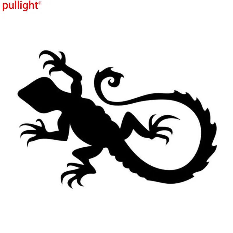 

15 * 10.5CM personalized car design, cute lizard, vivid special effects, window bumper, vinyl car sticker
