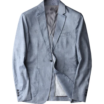 

M~3XL !!!! New Colored Weaving Dark Rigid Fabric in Spring Men's Light and Luxury Brand Business Leisure plus size Suit Jacket