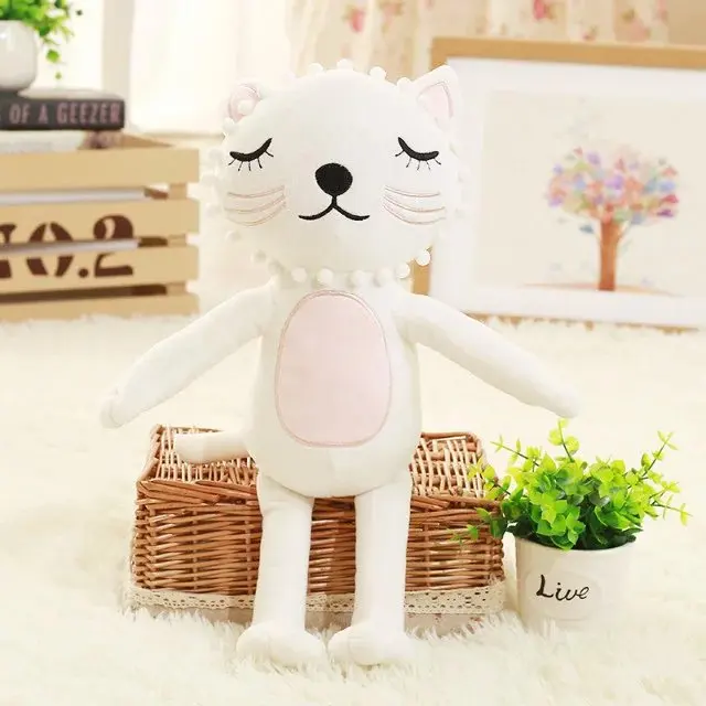 INS кошка Лев детские удобные мягкие Xams Подарочные игрушки pelucia peluches плюшевый кролик спящий мягкие и плюшевые животные игрушка кукла