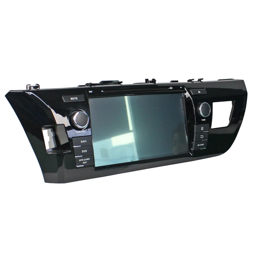Excellent OTOJETA Android 8.0 car DVD player octa Core 4GB RAM 32GB rom for toyota COROLLA 135MM Height tape recorder stereo head units 2