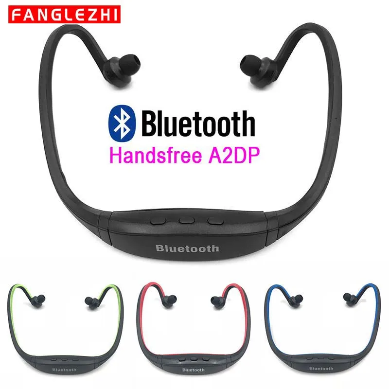 Беспроводные Bluetooth наушники S9 TF/SD карта с микрофоном Спортивная гарнитура шейным