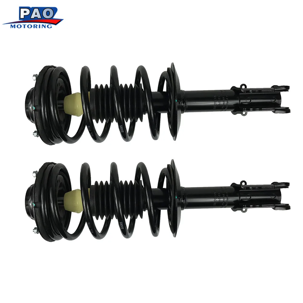 2PC New Front Left & Right Complete Strut Coil Spring Coilover Assembly