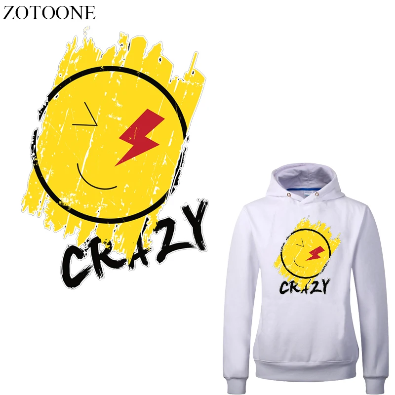 ZOTOONE утюжок для переноса пищевых букв патчи одежды DIY Футболки платья Аппликация