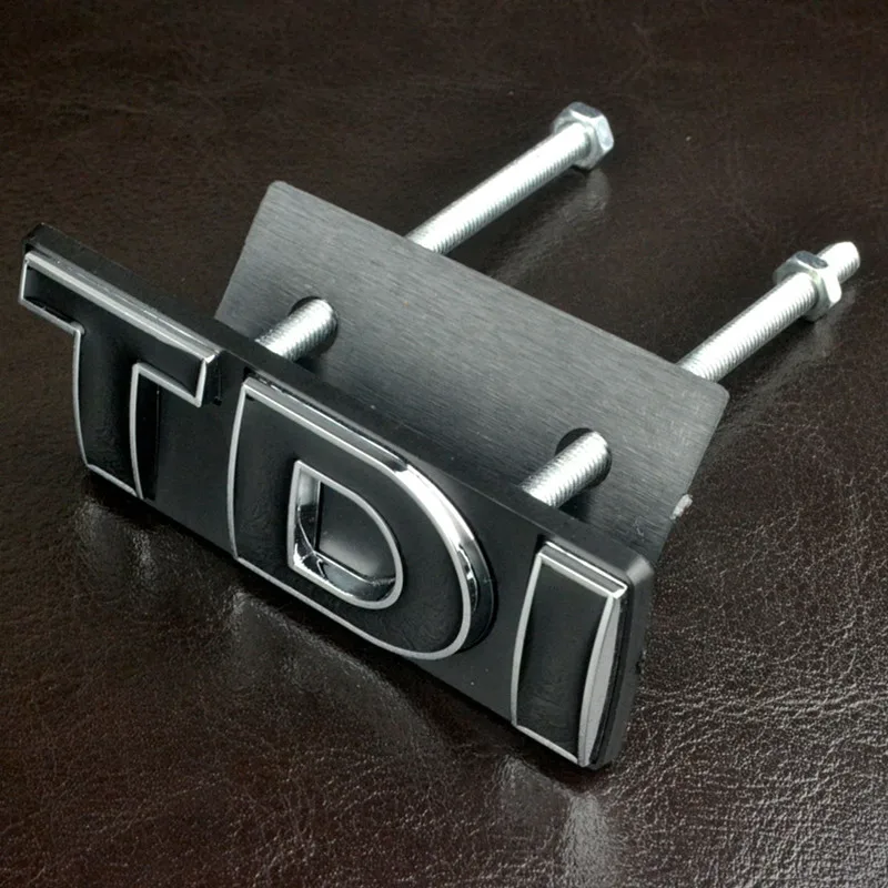 3D логотип "tdi" передняя решетка автомобиля эмблема подходит для VW