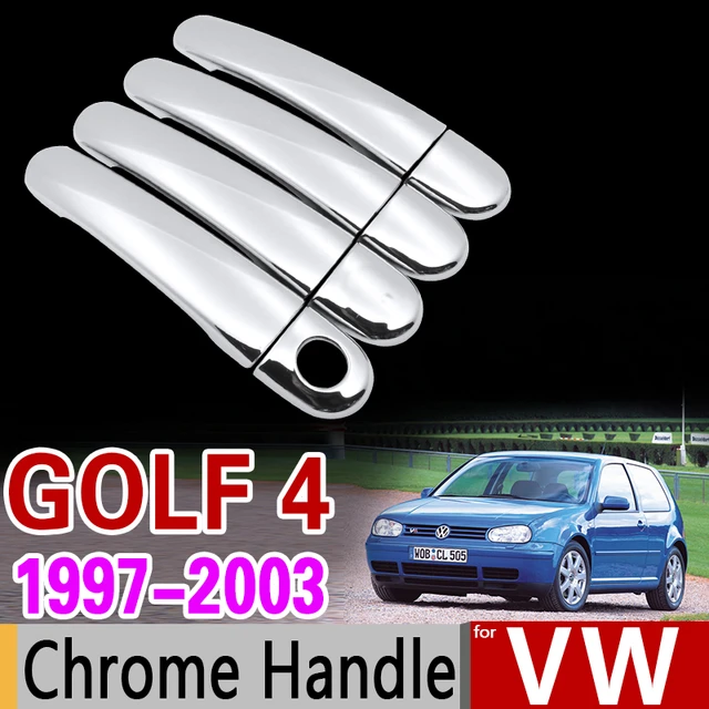 Für VW Golf 4 MK4 Chrom Griff Abdeckung Trim Set Volkswagen