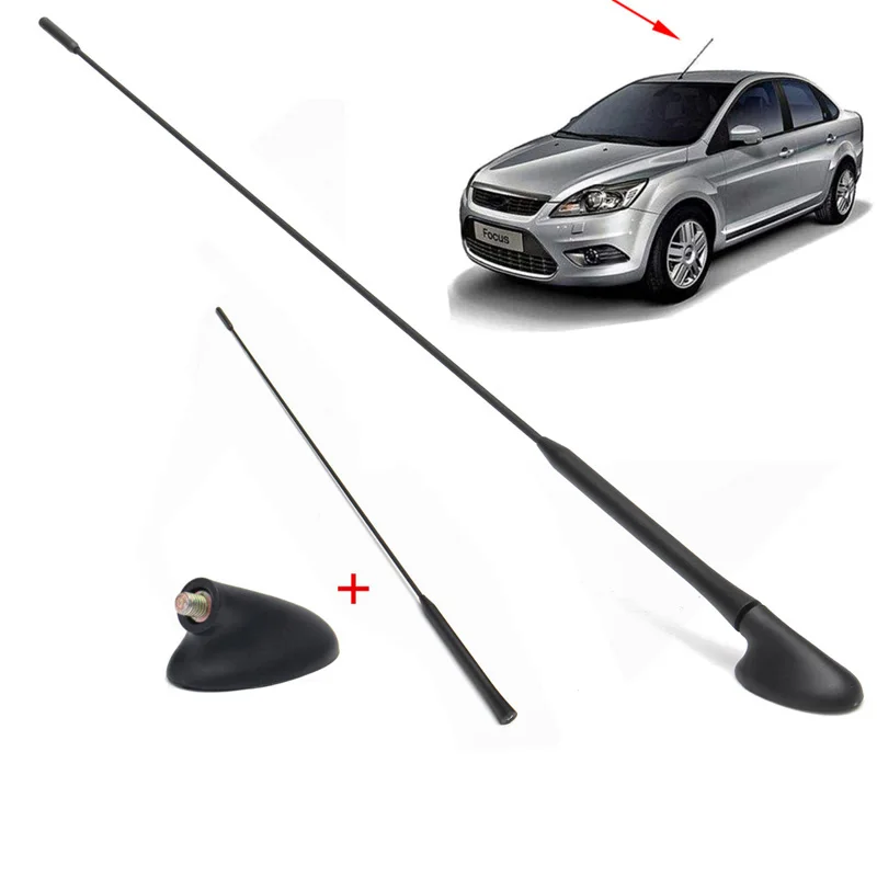 Roof AM/FM Antenna Mast+ Base Kit for Ford Focus 2000-2007 XS8Z18919AA VS998