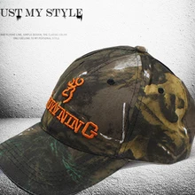 Мужская бейсбольная Кепка Browning Jungle, лидер продаж, бионическая камуфляжная кепка для охоты, рыбалки, бейсбольная кепка из чистого хлопка