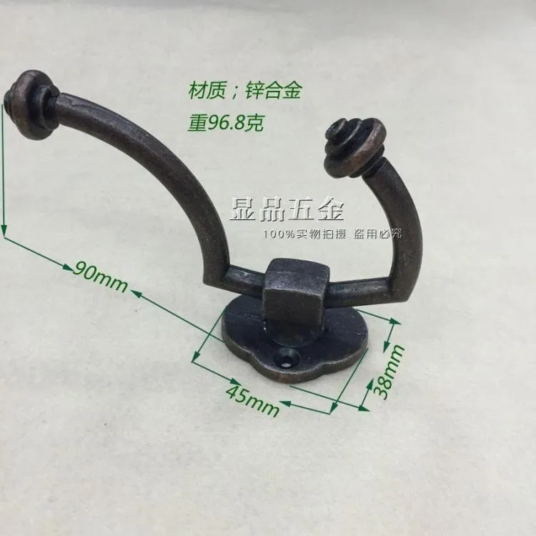 90*38 мм coatook черная одежда, крючок для одежды, одиночный крючок, антикварная мебель, металлический крючок, кухонная полочка