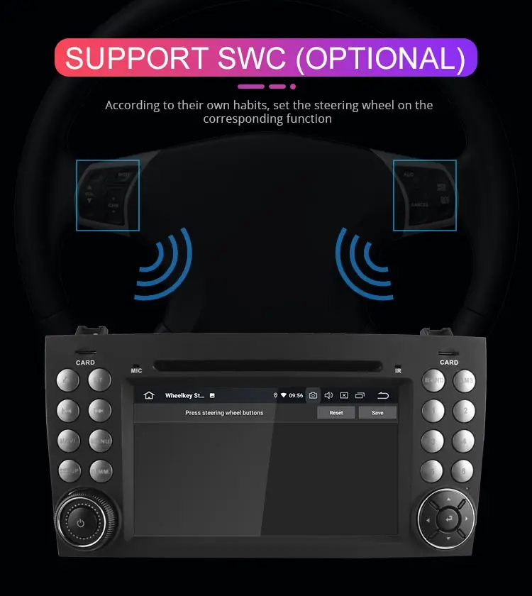 Cheap Besina Android 9.0 2 Din 7 Inch Car DVD Player For Mercedes Benz SLK R171 SLK230 W171 GPS Multimedia Radio 2G+16G Steering Wheel 12 Cheap Besina Android 9.0 2 Din 7 Inch Car DVD Player For Mercedes Benz SLK R171 SLK230 W171 GPS Multimedia Radio 2G+16G Steering Wheel 12