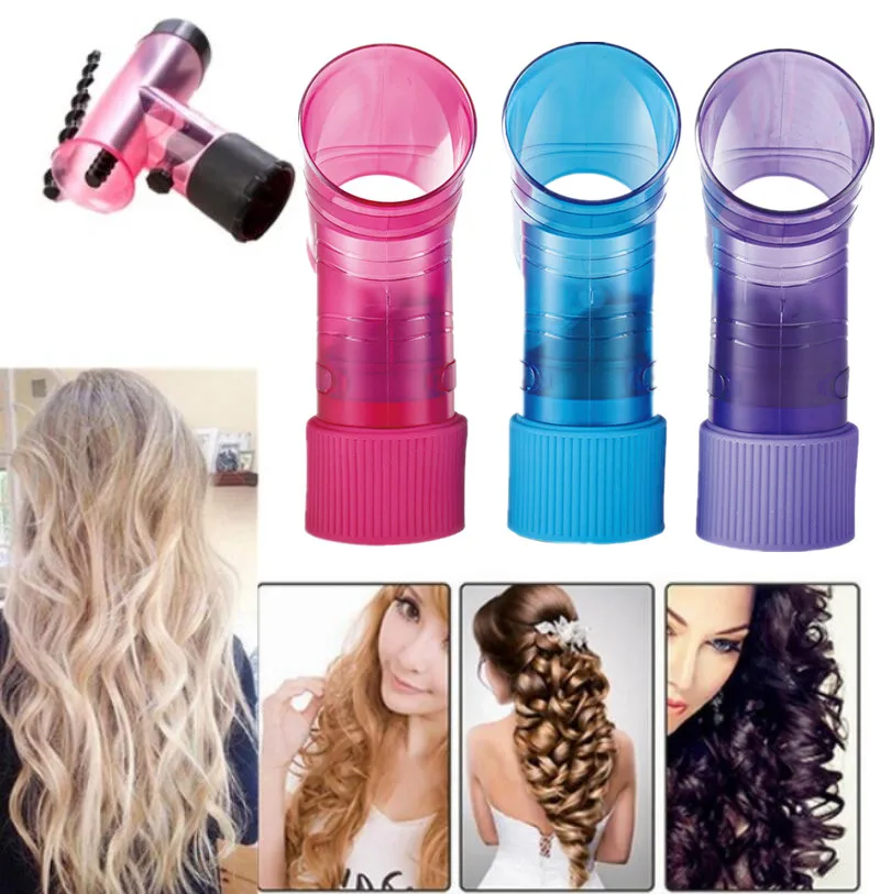 Hair Diffuser Salon Magic Hair Roller Drying Cap Blow Dryer Wind Curl
