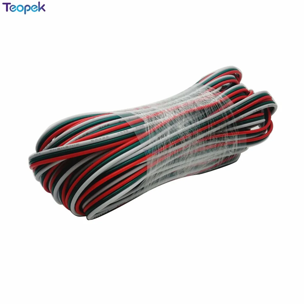 2pin 3pin 4pin 5pin 6pin провод кабель удлинитель 22AWG светодиодный разъем для WS2812 WS2811 RGB/RGBW/RGB