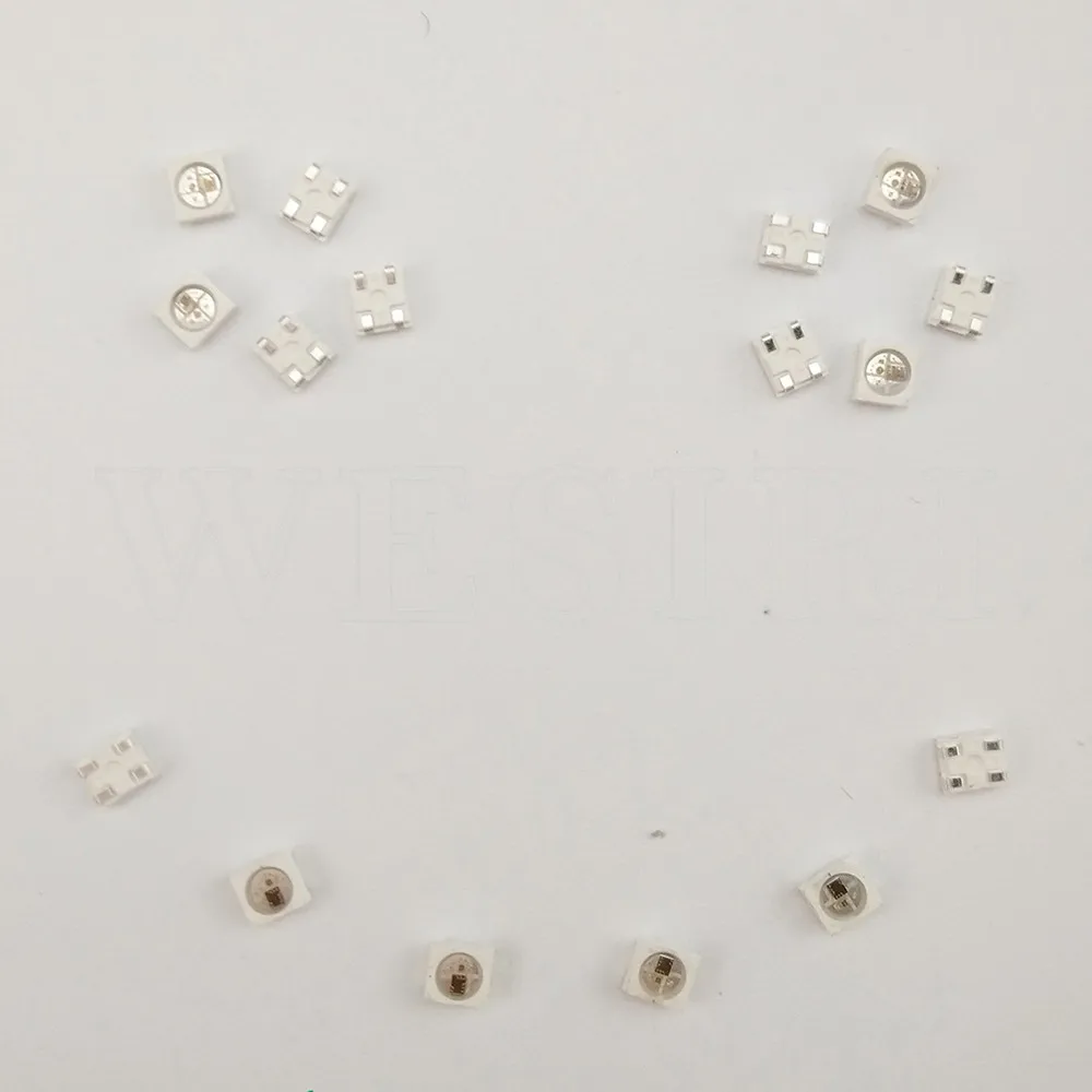 10 3000 шт. Φ полный цветной чип (аналогичный WS2812B и SK6812) SMD 2427 RGB DC5V индивидуально