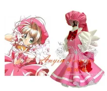 Recién llegado de japón Anime Cardcaptor Sakura vestido Cosplay Lolita vestido tamaño