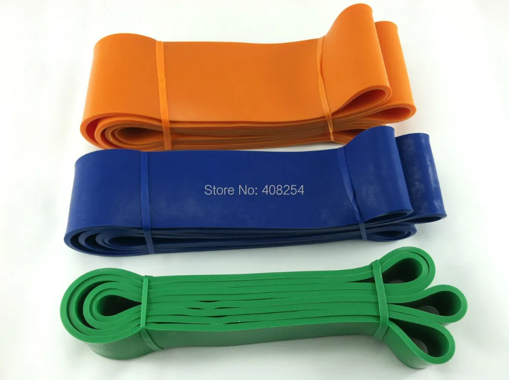 

Heavy set of 3pcs Cross Fit Yoga Pull Up Assist Band Power Jump Mobility Loop Band 50-225 lbs