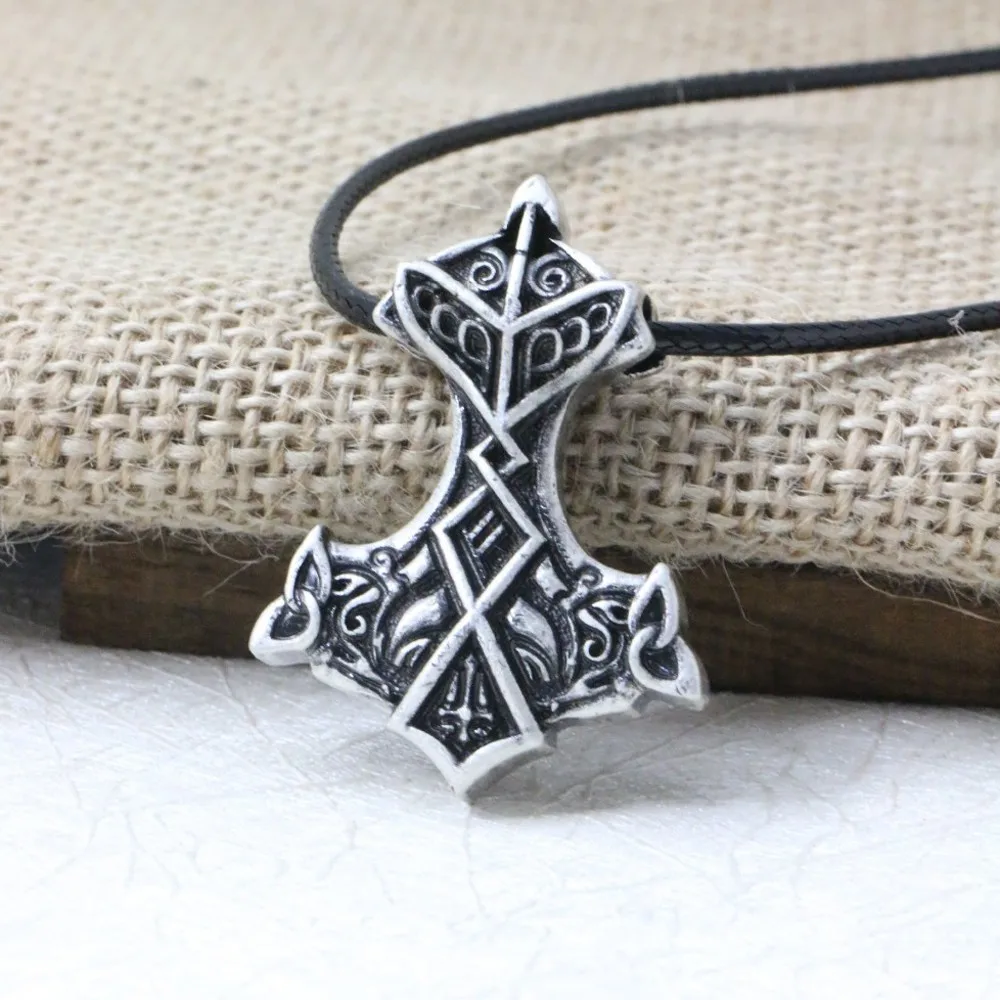 mjolnir pendant silver