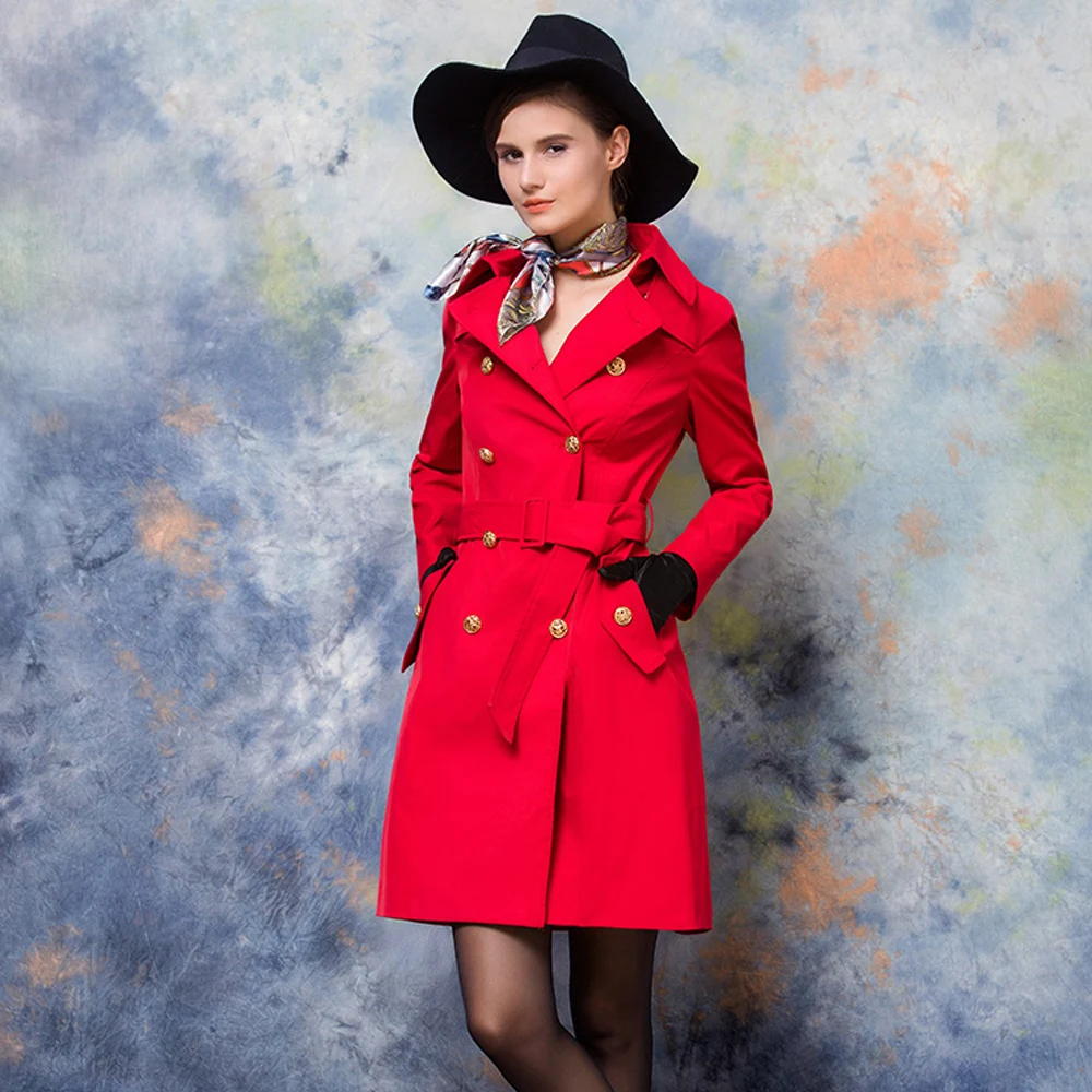 Popular Red Trench Coat for WomenBuy Cheap Red Trench Coat for Women