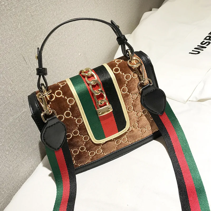 Famous Brand Luxury Handbag 2019 Women Bag Designer Women&#39;s Bag Rivet Chain Messenger Shoulder ...