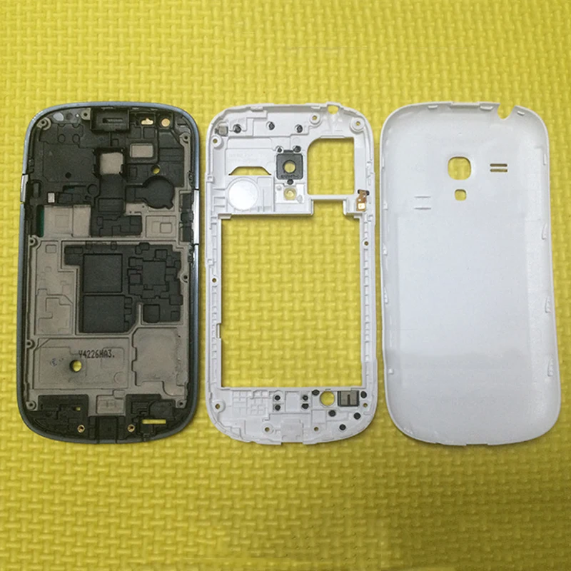 

Original NEW Full Housing for Samsung Galaxy S3 mini GT-I8190 Back Battery Cover Front Middle Frame Case Door With Home Buttons