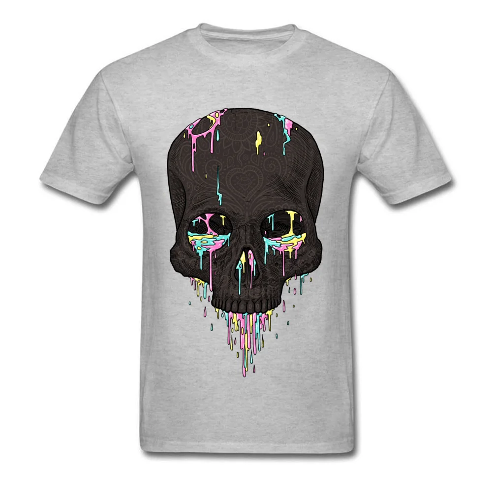 Summer Candy Drips Men's T Shirt 2018 Discount Father Day Short Sleeve O Neck 100% Cotton T Shirt Birthday Tshirts Candy Drips grey