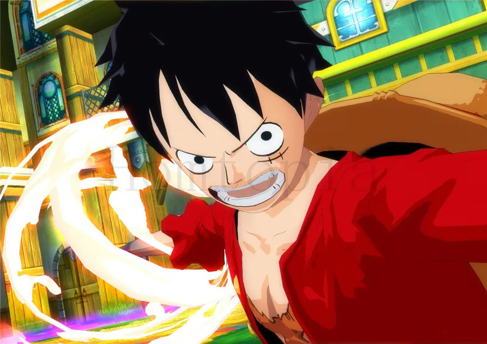 Плакаты Луффи Аниме ONE PIECE бумага с белым покрытием принты четкое изображение