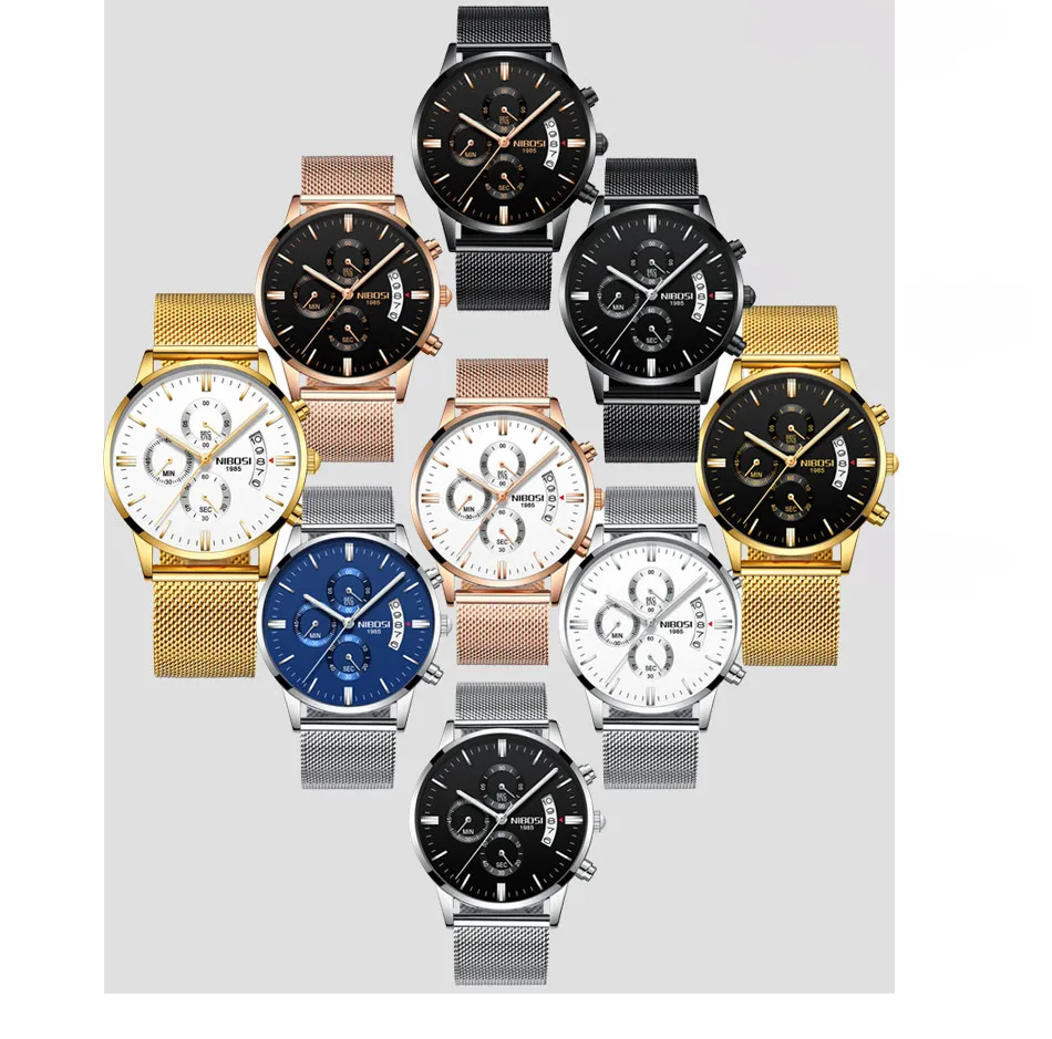 2019 New Original NIBOSI Sports Watches For Men Watch Top Brand Luxury Waterproof With Date Fashion Dress Wrist-watch Relojes (7)
