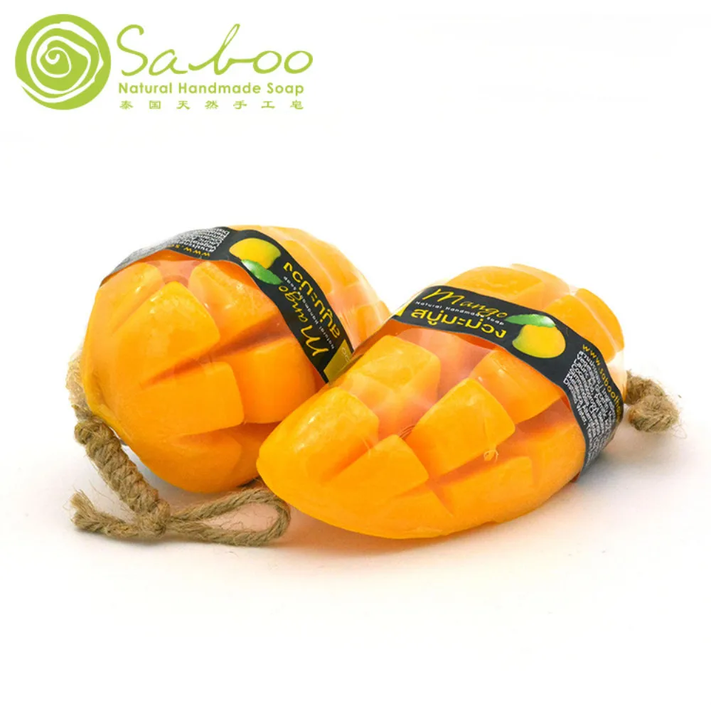 

Essential oil soap Thai handmade soap Thailand fruit soap mango original imported moisturizing