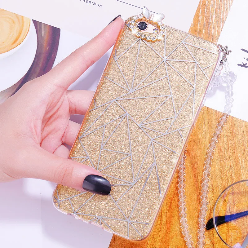 Роскошные Bling Rhinestone Ремешок Diamond Case Для BBK Vivo X7 плюс X9plus Y55 X9 Мобильного Телефона С