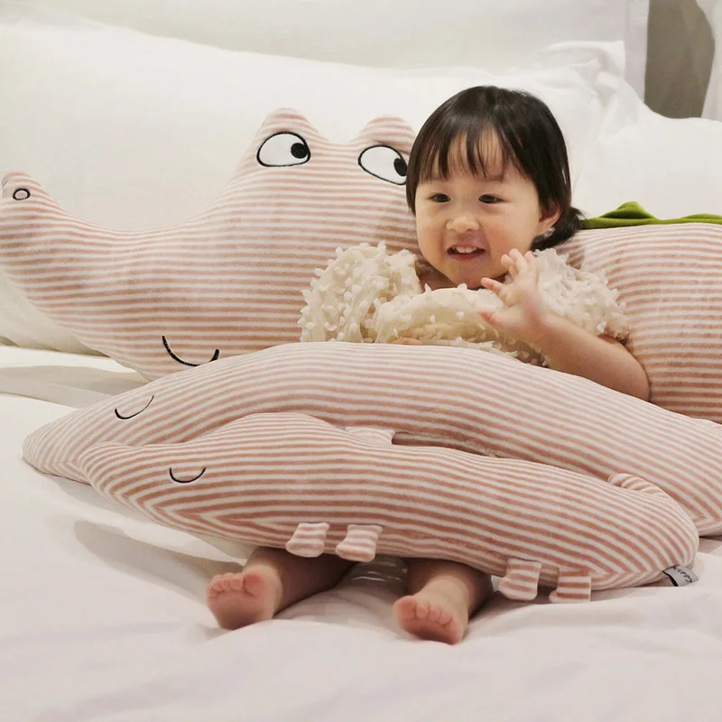 

58/78/110cm Cartoon Crocodile Plush Toys Stuffed Soft Animals Plush Baby Cushion Pillow Doll Home Decoration Gift for Children