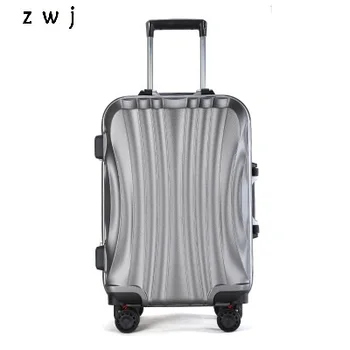 

PC Business Travel Rolling Luggage Aluminum Frame Alloy Spinner Wheels Airplane Suitcase Carry On Trolley Luggage 20" 24" Inch