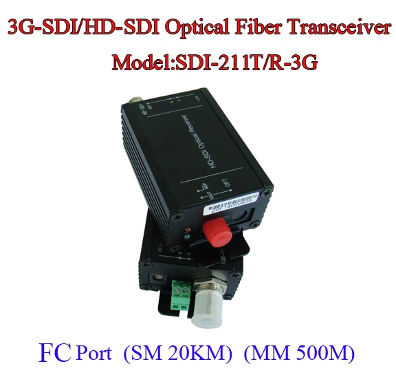 3G-SDI to 1080I/HDMI Optical Transceiver Data rate 2.97Gpbs - Fiber to SDI Media converter -Video/Audio/RS485 data over fiber