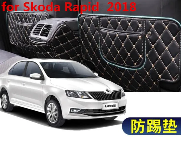 Подлокотник для Skoda Rapid 2016 2018 антигрязный коврик стайлинга автомобиля накладка на