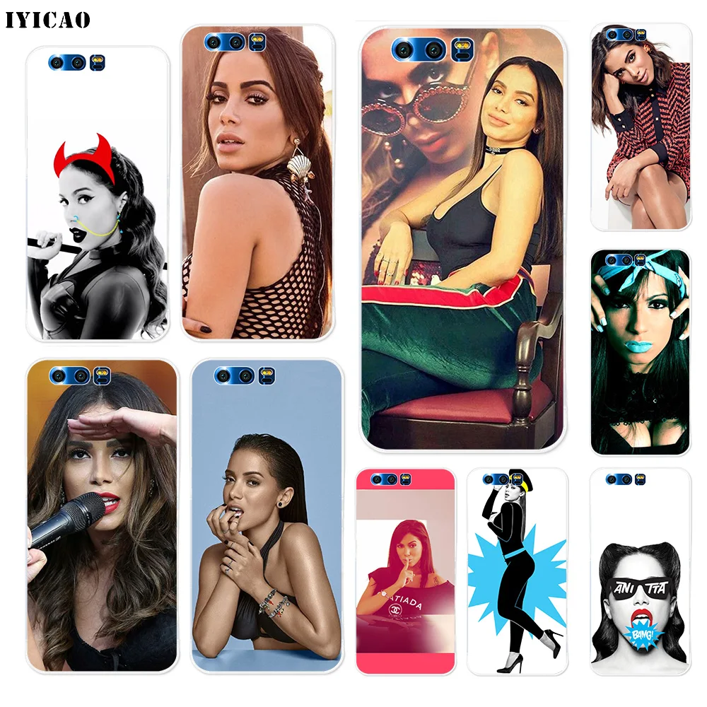 Мягкий силиконовый чехол IYICAO Singer Anitta для Huawei Y9 Y7 Y6 Prime 2018 Honor 8C 8X 8 9 10 Lite 7X 7C 6A 7A Pro |