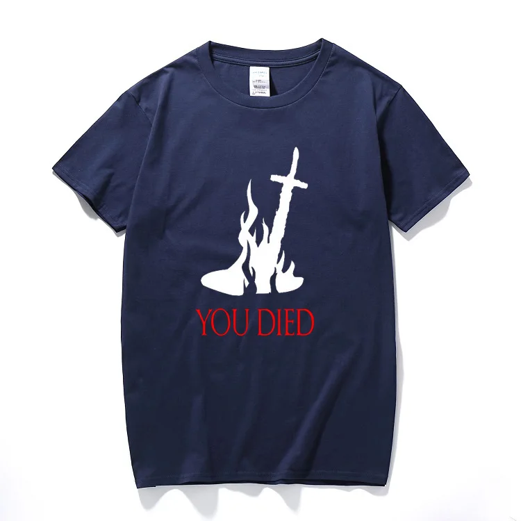 Dark Souls 2 Usted murió camiseta hoguera Mens edición alabanza preparar Brave Sun Tee algodón de manga corta Camiseta de verano top camisetas Dark Souls 2 Usted murió camiseta hoguera Mens edición alabanza preparar Brave Sun Tee algodón de manga corta Camiseta de verano top camisetas